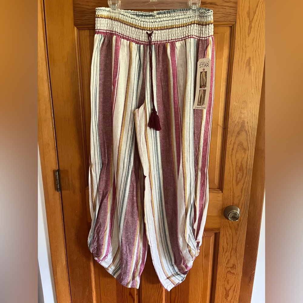 Dual wear linen pants